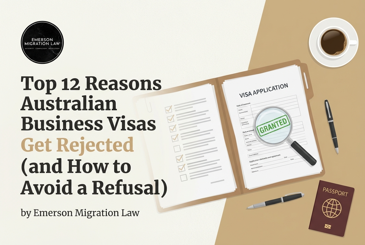 Top 12 Reasons Australian Business Visas Get Rejected