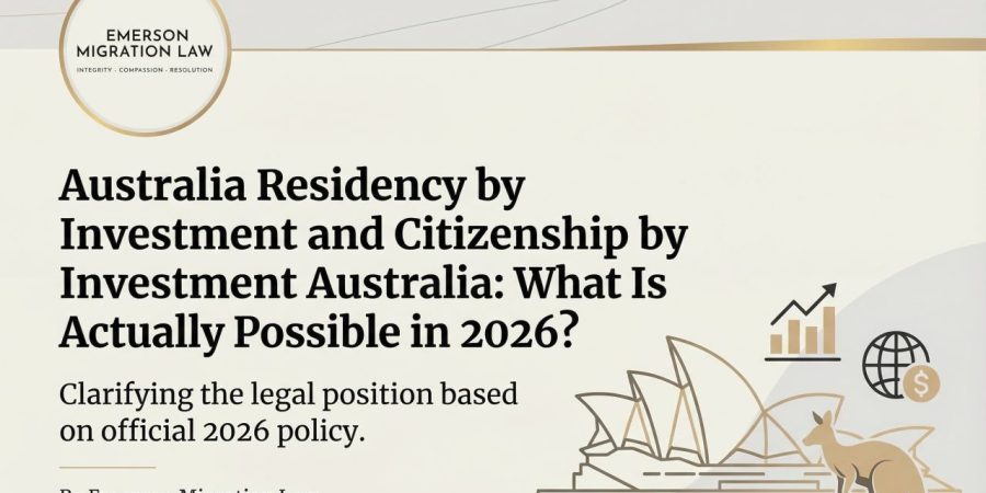 Australia Residency by Investment and Citizenship by Investment Australia: What Is Actually Possible in 2026? Australia Residency by Investment and Citizenship by Investment Australia: What Is Actually Possible in 2026?