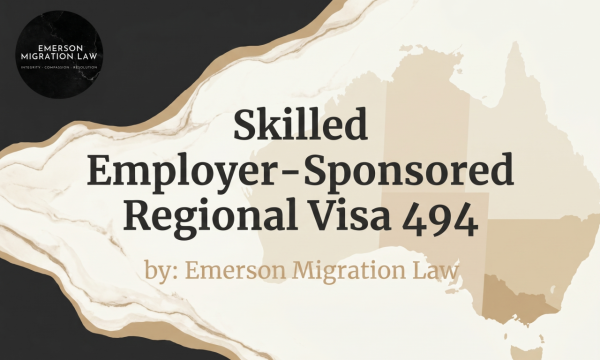 Skilled Employer-Sponsored Regional Visa 494