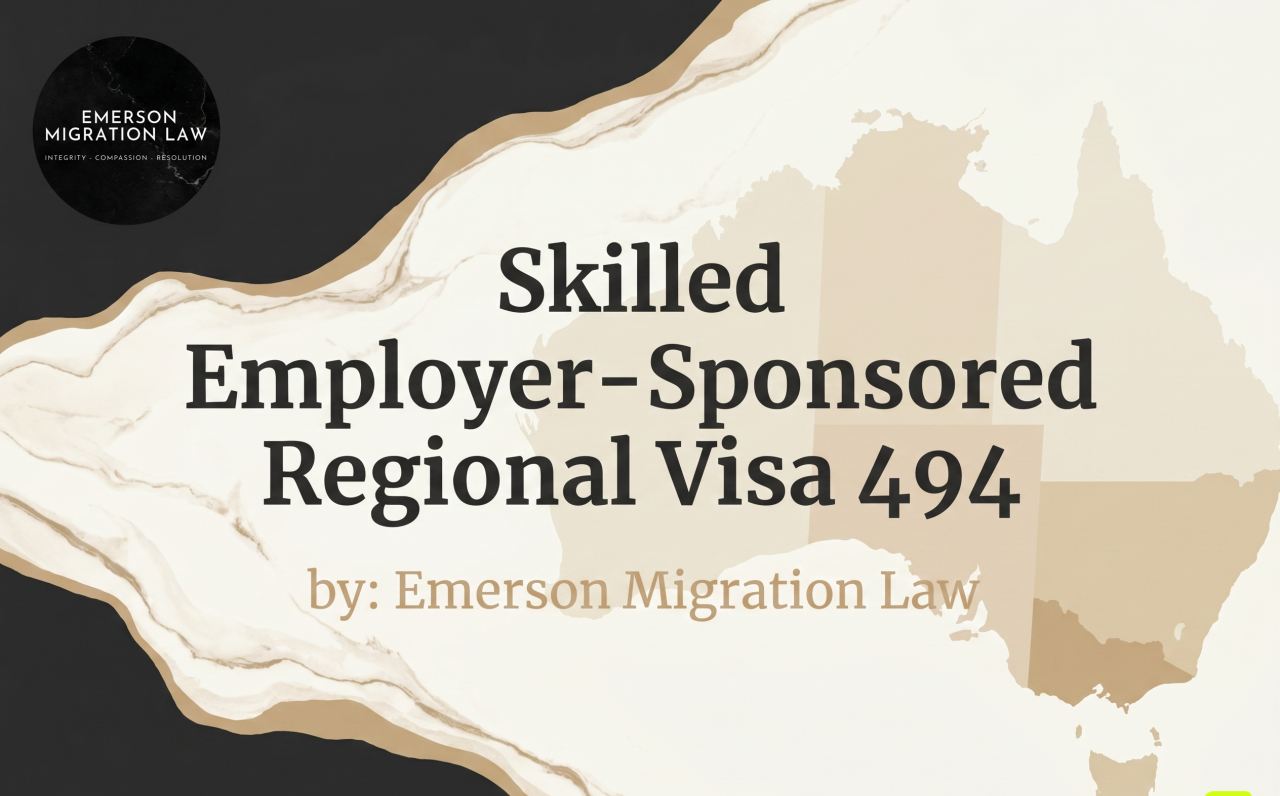 Skilled Employer-Sponsored Regional Visa 494