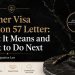 Partner Visa Section 57 Letter: What It Means and What to Do Next