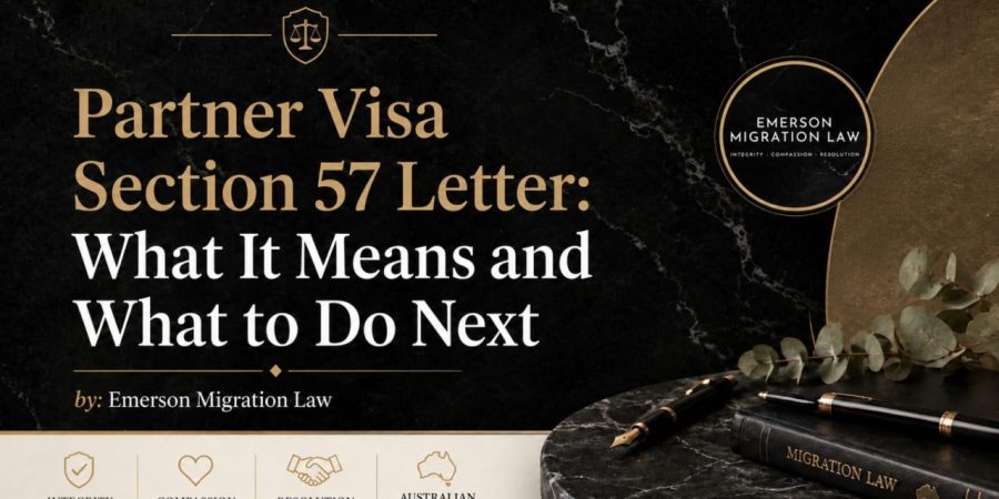 Partner Visa Section 57 Letter: What It Means and What to Do Next