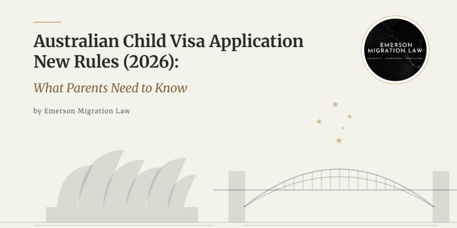 Australian Child Visa Application New Rules (2026): What Parents Need to Know